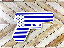 Load image into Gallery viewer, American Flag Pistol Gun Decal