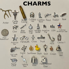 Load image into Gallery viewer, Cow Print Cowboy Hat Rearview Mirror Hanger