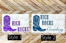 Load image into Gallery viewer, Cowboy Boot Kick Rocks/Cowboy