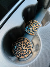 Load image into Gallery viewer, Cheetah Print Car Coasters