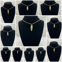 Load image into Gallery viewer, Crystal Bullet Casing Necklace