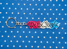 Load image into Gallery viewer, We The People Resin Keychain