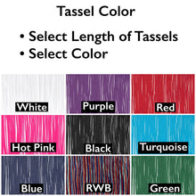 Load image into Gallery viewer, Cow Print Cowboy Hat with Tassel/Fringe Car Rearview Mirror Hanger