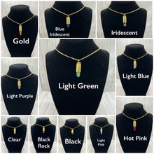 Load image into Gallery viewer, Crystal Bullet Casing Necklace