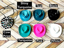 Load image into Gallery viewer, Cowboy Hat Disco Ball Rearview Mirror Hanger