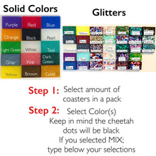 Load image into Gallery viewer, Cheetah Print Car Coasters