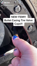 Load and play video in Gallery viewer, Bullet Casing Tire Valve Caps (4 Caps)
