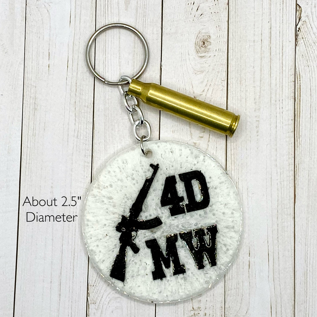 4DMW | 4 Doors More Whores Resin Keychain