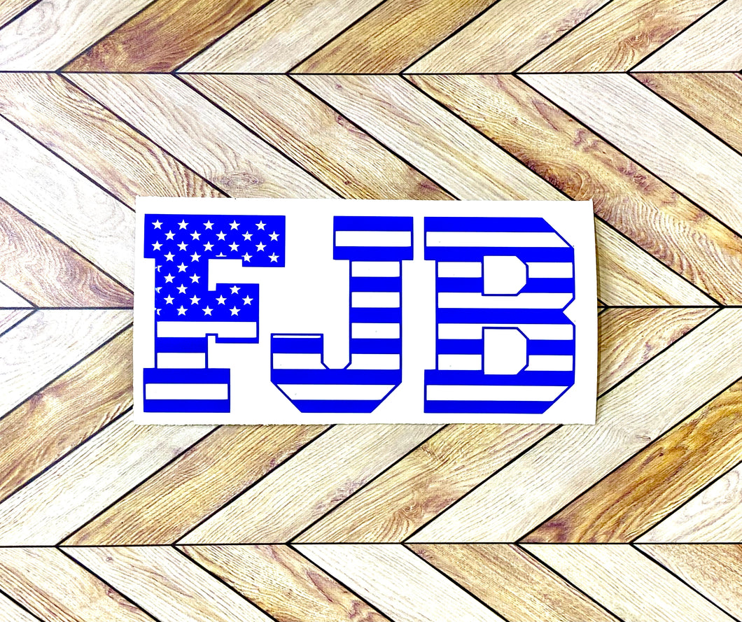 American Flag FJB Decal