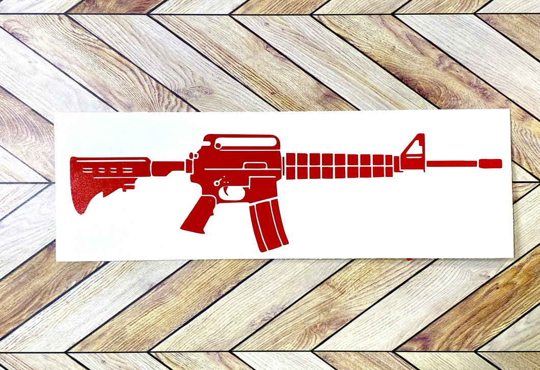 AR-15 Gun Decal