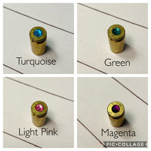 Load image into Gallery viewer, Bullet Casing Tire Valve Caps (4 Caps)
