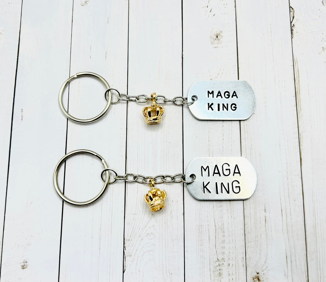 MAGA King Keychain