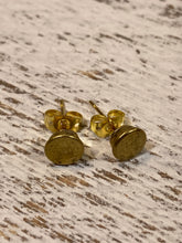 Load image into Gallery viewer, 22 Caliber Bullet Casing Stud Earrings
