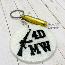 Load image into Gallery viewer, 4DMW | 4 Doors More Whores Resin Keychain
