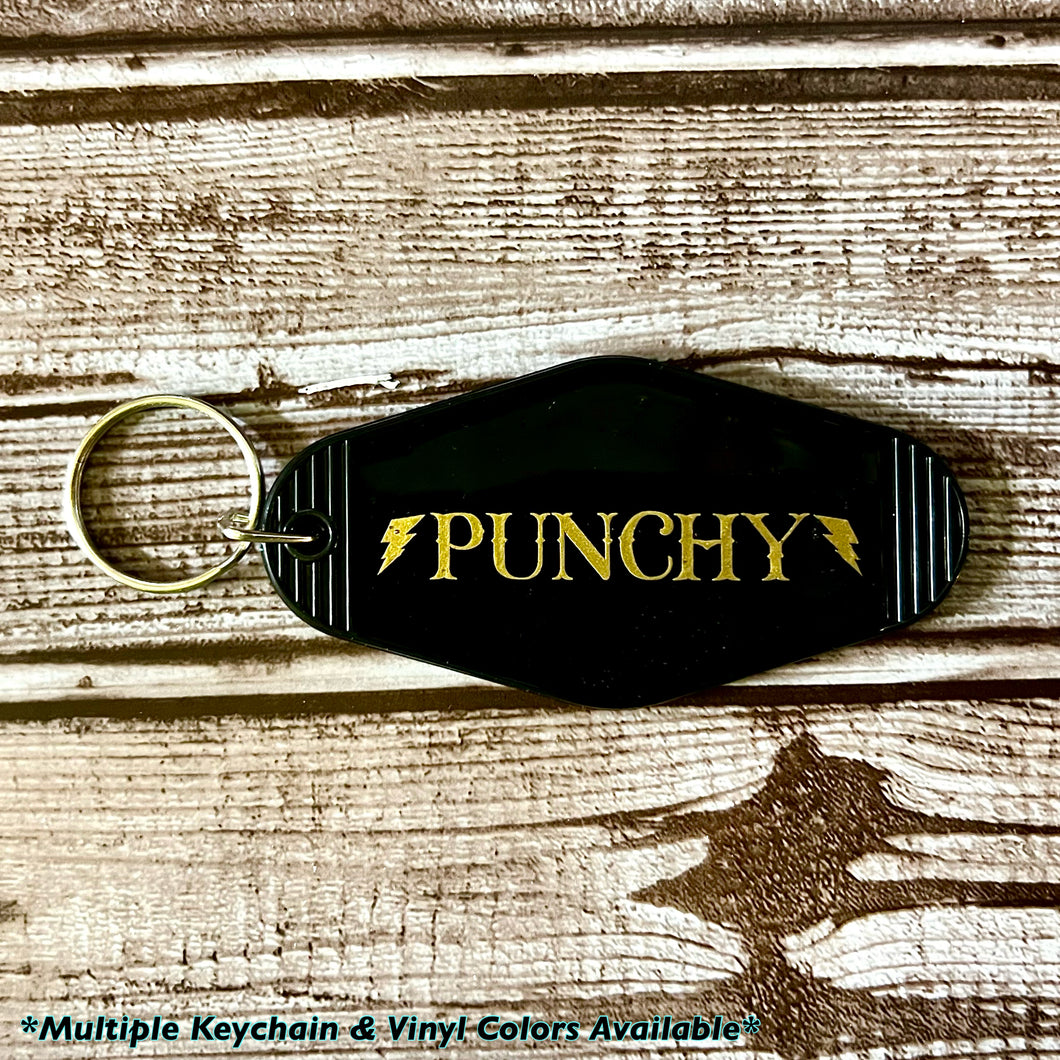 Punchy Western Vintage Motel Keychain | Western Keychain | Howdy | Howdy Keychain| Motel Keychain | Vintage Keychain